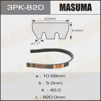 MASUMA 3PK820 - Пистов ремък vvparts.bg