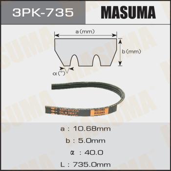 MASUMA 3PK-735 - Пистов ремък vvparts.bg
