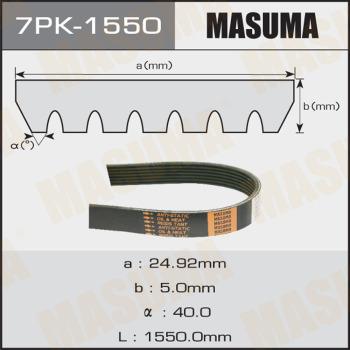 MASUMA 7PK1550 - Пистов ремък vvparts.bg