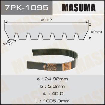 MASUMA 7PK-1095 - Пистов ремък vvparts.bg