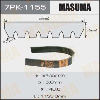 MASUMA 7PK-1155 - Пистов ремък vvparts.bg