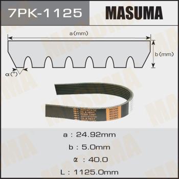 MASUMA 7PK-1125 - Пистов ремък vvparts.bg