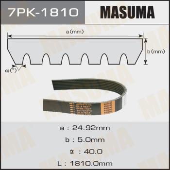 MASUMA 7PK-1810 - Пистов ремък vvparts.bg