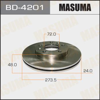 MASUMA BD-4201 - Спирачен диск vvparts.bg
