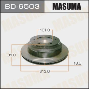 MASUMA BD-6503 - Спирачен диск vvparts.bg