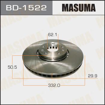 MASUMA BD-1522 - Спирачен диск vvparts.bg