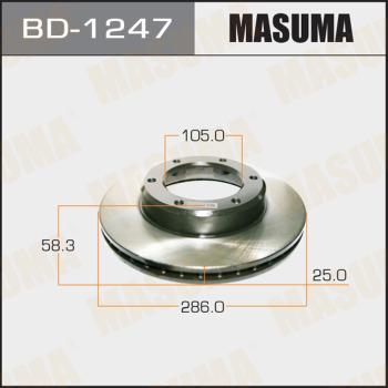 MASUMA BD-1247 - Спирачен диск vvparts.bg