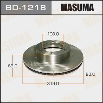 MASUMA BD-1218 - Спирачен диск vvparts.bg
