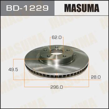 MASUMA BD-1229 - Спирачен диск vvparts.bg