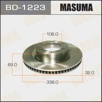 MASUMA BD-1223 - Спирачен диск vvparts.bg