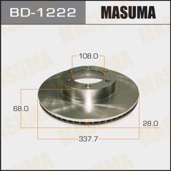 MASUMA BD-1222 - Спирачен диск vvparts.bg