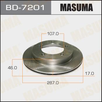 MASUMA BD-7201 - Спирачен диск vvparts.bg