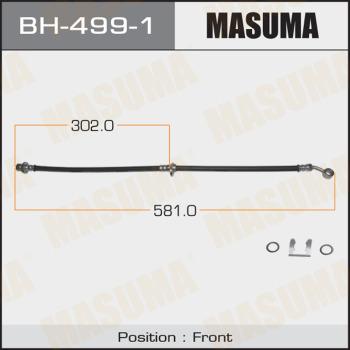 MASUMA BH-499-1 - Спирачен маркуч vvparts.bg