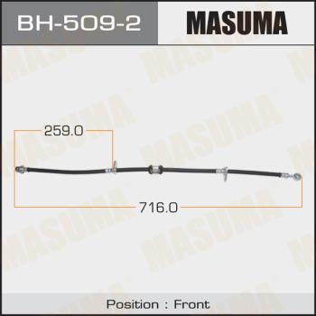 MASUMA BH-509-2 - Спирачен маркуч vvparts.bg