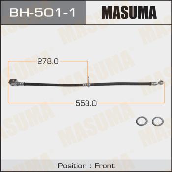 MASUMA BH-501-1 - Спирачен маркуч vvparts.bg