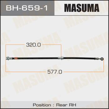 MASUMA BH-659-1 - Спирачен маркуч vvparts.bg