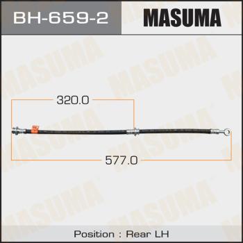 MASUMA BH-659-2 - Спирачен маркуч vvparts.bg