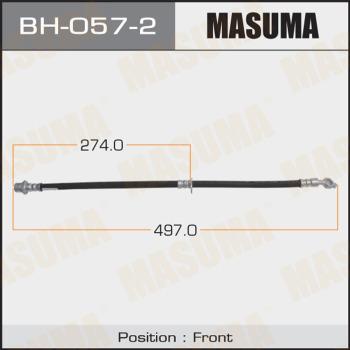 MASUMA BH-057-2 - Спирачен маркуч vvparts.bg