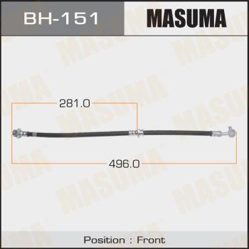 MASUMA BH-151 - Спирачен маркуч vvparts.bg