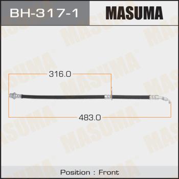 MASUMA BH-317-1 - Спирачен маркуч vvparts.bg