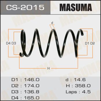 MASUMA CS-2015 - Пружина за ходовата част vvparts.bg