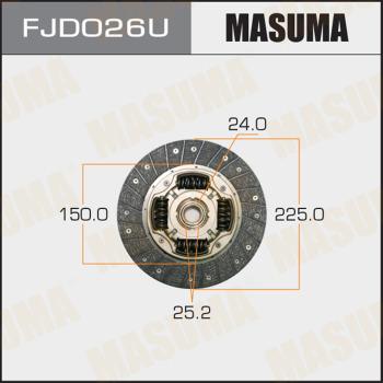 MASUMA FJD026U - Диск на съединителя vvparts.bg