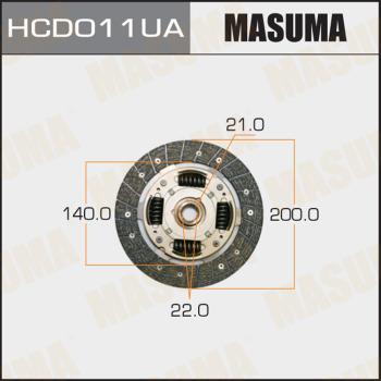 MASUMA HCD011UA - Диск на съединителя vvparts.bg