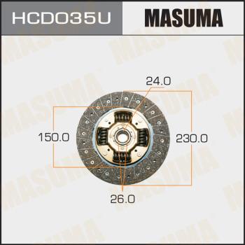 MASUMA HCD035U - Диск на съединителя vvparts.bg