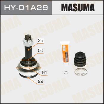 MASUMA HY01A29 - Каре комплект, полуоска vvparts.bg