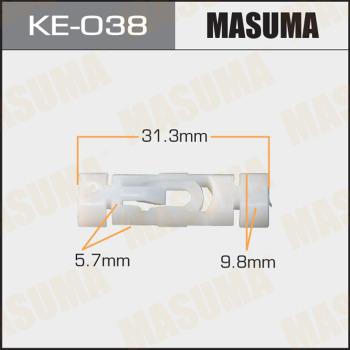 MASUMA KE-038 - Клипс (щипка), декоративна / предпазна лайсна vvparts.bg