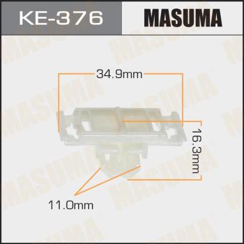 MASUMA KE-376 - Клипс (щипка), декоративна / предпазна лайсна vvparts.bg