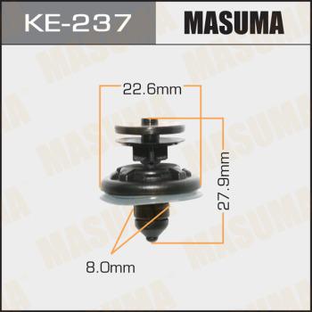 MASUMA KE-237 - Клипс (щипка), декоративна / предпазна лайсна vvparts.bg