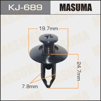 MASUMA KJ-689 - Клипс (щипка), декоративна / предпазна лайсна vvparts.bg