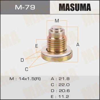 MASUMA M-79 - Болтова пробка, маслен картер vvparts.bg