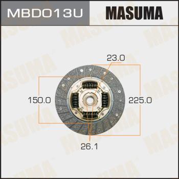 MASUMA MBD013U - Диск на съединителя vvparts.bg