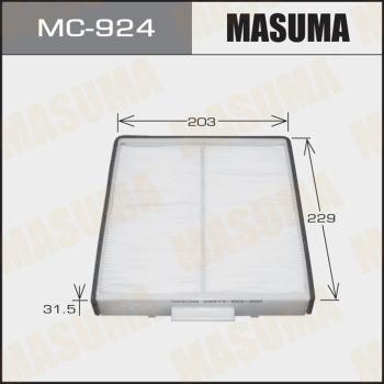 MASUMA MC-924 - Филтър купе (поленов филтър) vvparts.bg