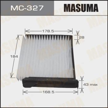 MASUMA MC-327 - Филтър купе (поленов филтър) vvparts.bg