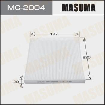 MASUMA MC-2004 - Филтър купе (поленов филтър) vvparts.bg