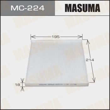 MASUMA MC-224 - Филтър купе (поленов филтър) vvparts.bg