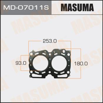 MASUMA MD-07011S - Гарнитура, цилиндрова глава vvparts.bg