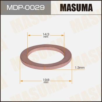 MASUMA MDP-0029 - Уплътнителен пръстен, пробка за източване на маслото vvparts.bg