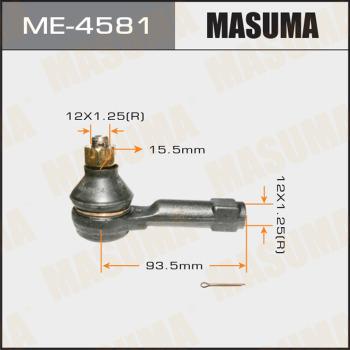 MASUMA ME-4581 - Накрайник на напречна кормилна щанга vvparts.bg