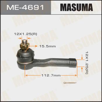 MASUMA ME-4691 - Накрайник на напречна кормилна щанга vvparts.bg