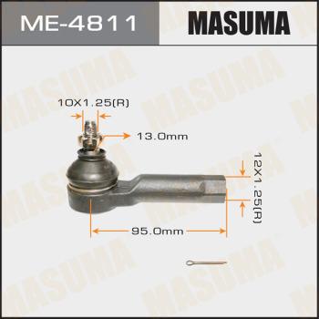 MASUMA ME-4811 - Накрайник на напречна кормилна щанга vvparts.bg