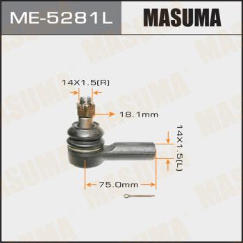 MASUMA ME-5281L - Накрайник на напречна кормилна щанга vvparts.bg