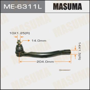 MASUMA ME-6311L - Накрайник на напречна кормилна щанга vvparts.bg