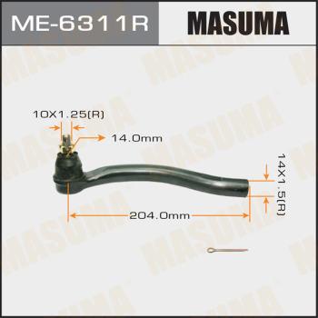MASUMA ME-6311R - Накрайник на напречна кормилна щанга vvparts.bg