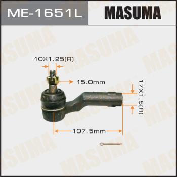 MASUMA ME-1651L - Накрайник на напречна кормилна щанга vvparts.bg