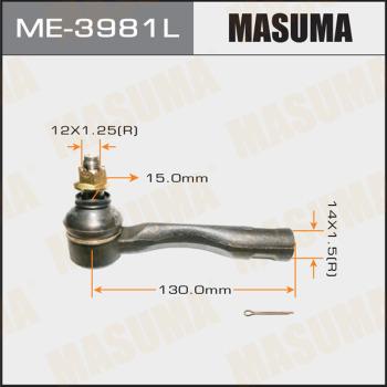 MASUMA ME-3981L - Накрайник на напречна кормилна щанга vvparts.bg