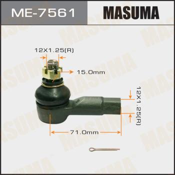 MASUMA ME-7561 - Накрайник на напречна кормилна щанга vvparts.bg